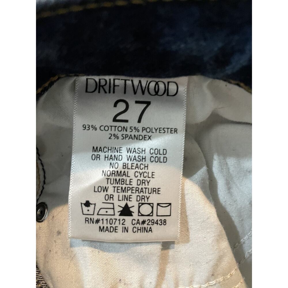 DRIFTWOOD Women's Jackie Embroidered Skinny Jeans Floral Sz 27 29x28 - Picture 9 of 10
